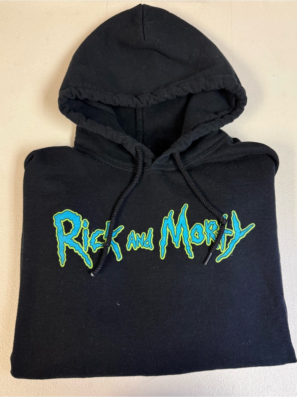 Rick and Morty Black Graphic Hoodie
